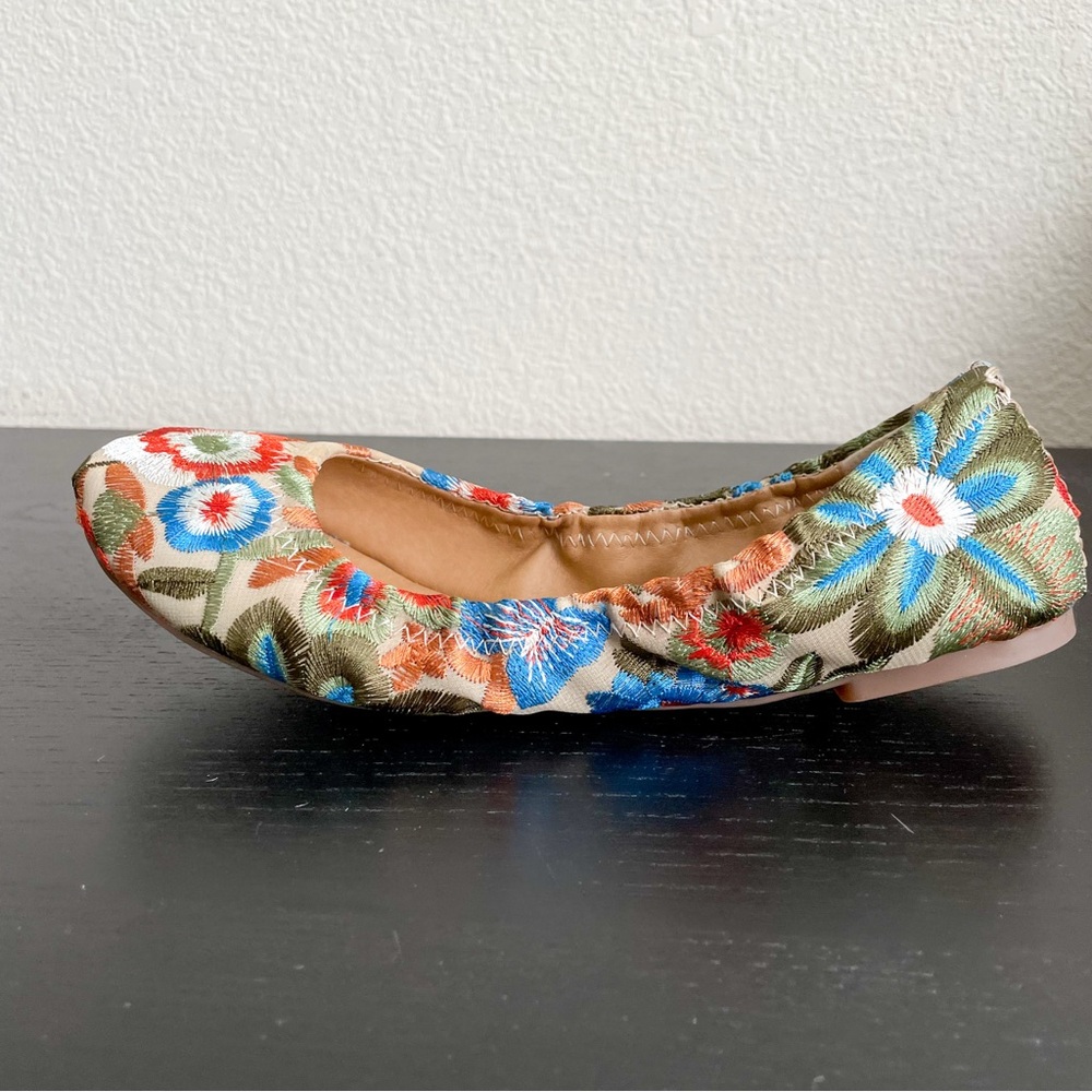 Lucky Brand Women's Floral Ballet Flats - Multicolor - Picture 9 of 11